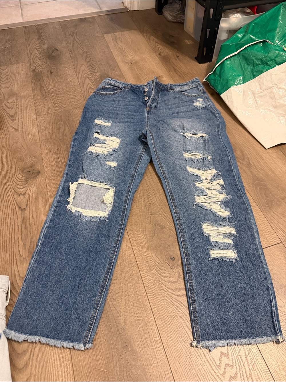Vanilla Star Women's Long Jeans Pant Blue Size 11 @@@@